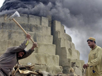 Workers in Afghanistan
